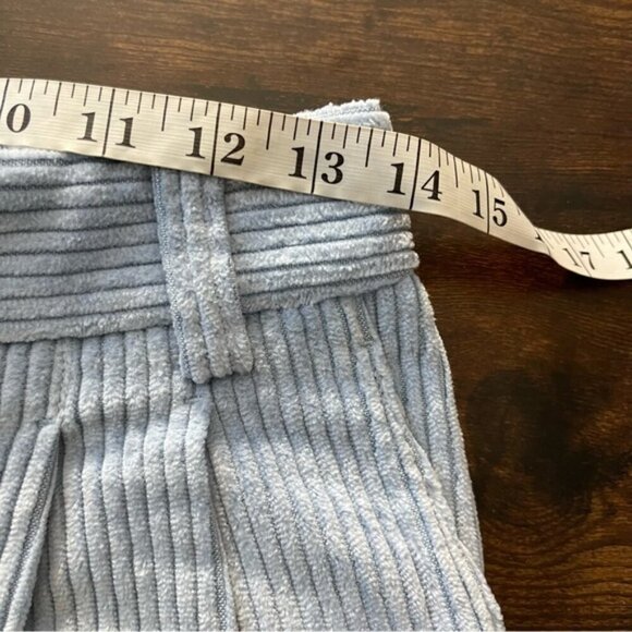 Aritzia Sunday Best Harvey Pant in Dune Blue size 4 corduroy slouchy pleated NWT - Picture 11 of 14
